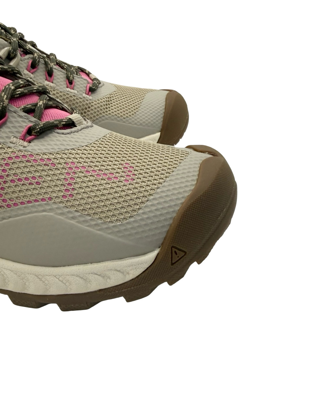 Keen Women's NXIS Evo Waterproof Hiking Shoes in Plaza Taupe/Ibis Rose - Picture 7 of 13